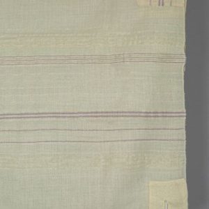 טלית עם פסים ורודים דקים (חדש)